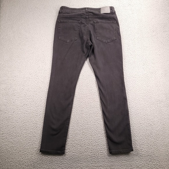 6397 Denim - 6397 Jeans Womens 27 Faded Black Mini Skinny Relaxed Fit Denim NP042 Italy